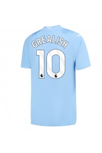 Fotbalové Dres Manchester City Jack Grealish #10 Domácí Oblečení 2023-24 Krátký Rukáv